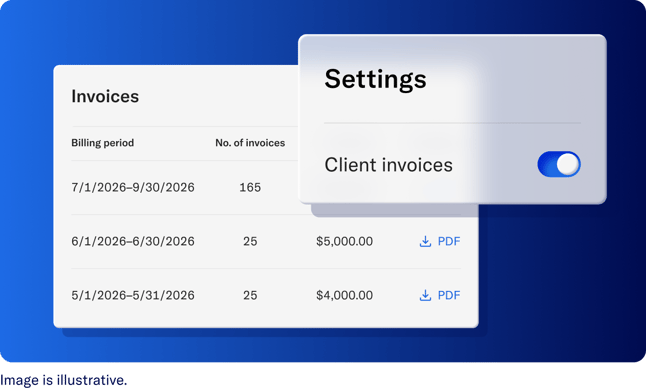 Billing invoices