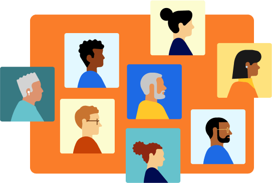 A few different profiles of employees