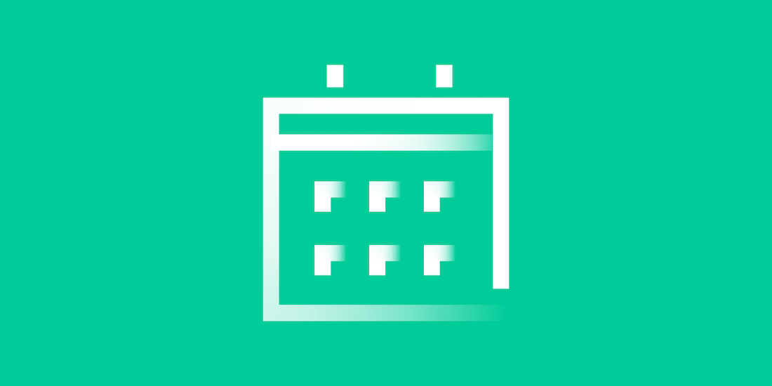 calendar icon green