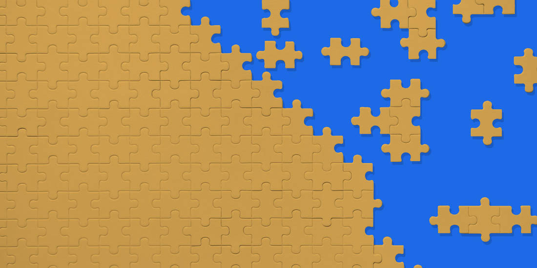 puzzle pieces cardboard