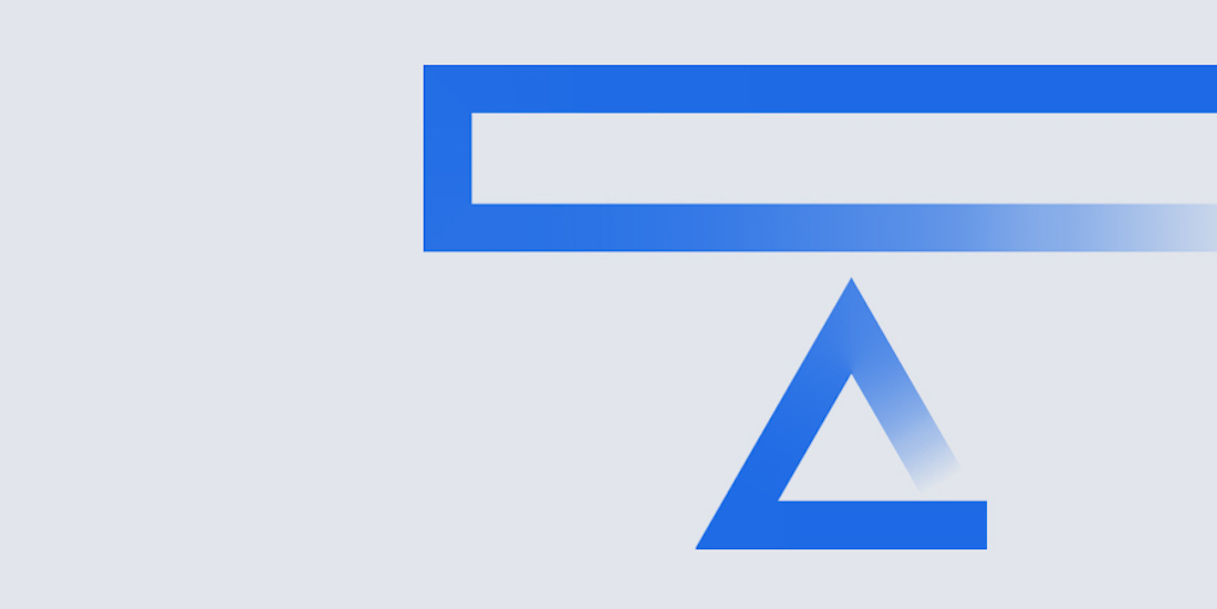 seesaw icon in blue