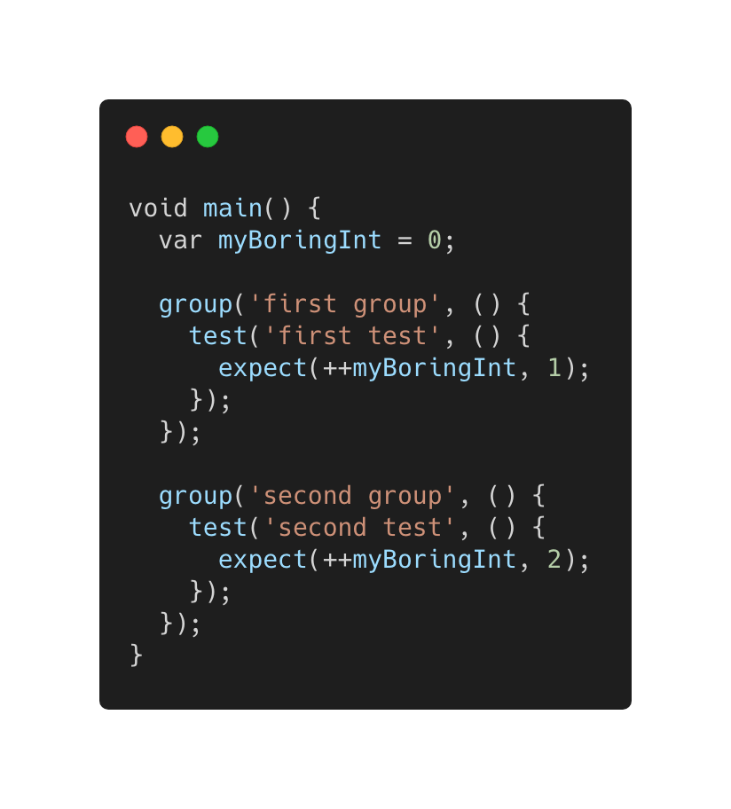example test that will always exit