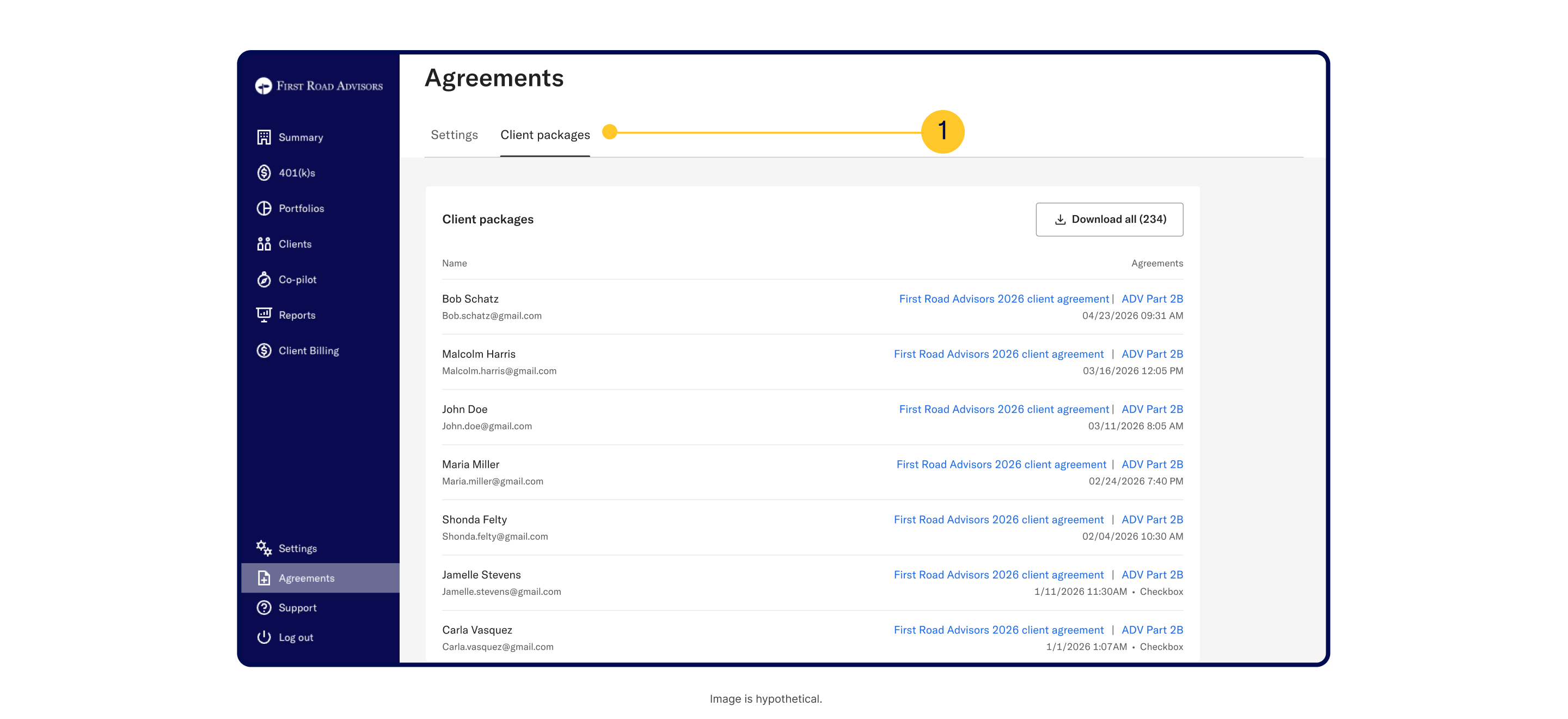 client packages