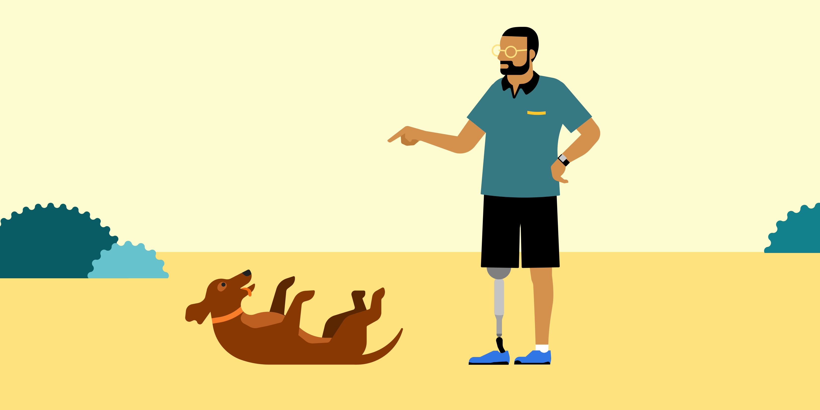 illustration of dog rolling over