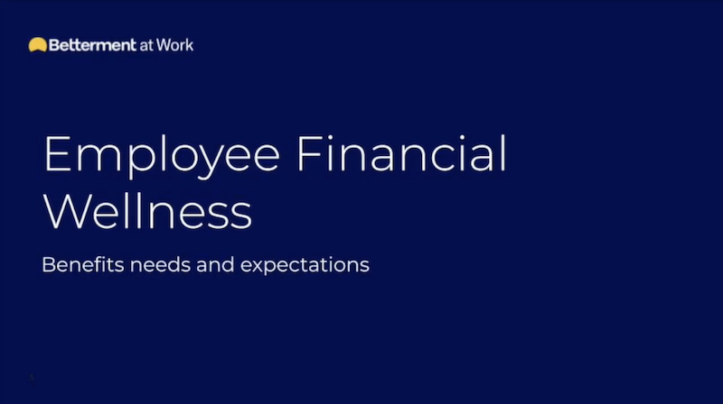 image representing Employee financial wellness: benefits, needs, and expectations